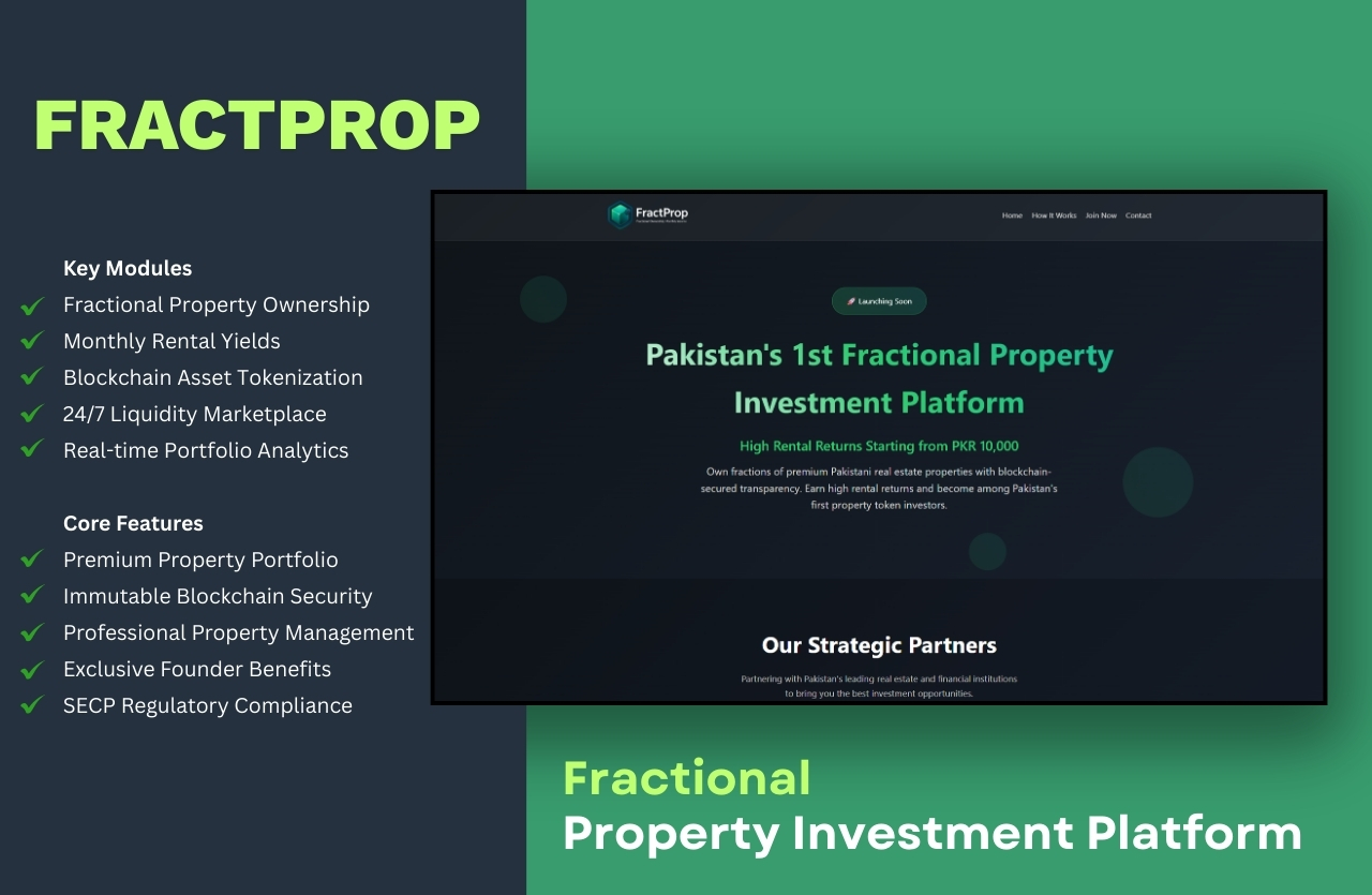 FractProp Blockchain Real Estate Platform